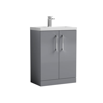 Nuie Arno Cloakroom Floorstanding Cabinet with Basin