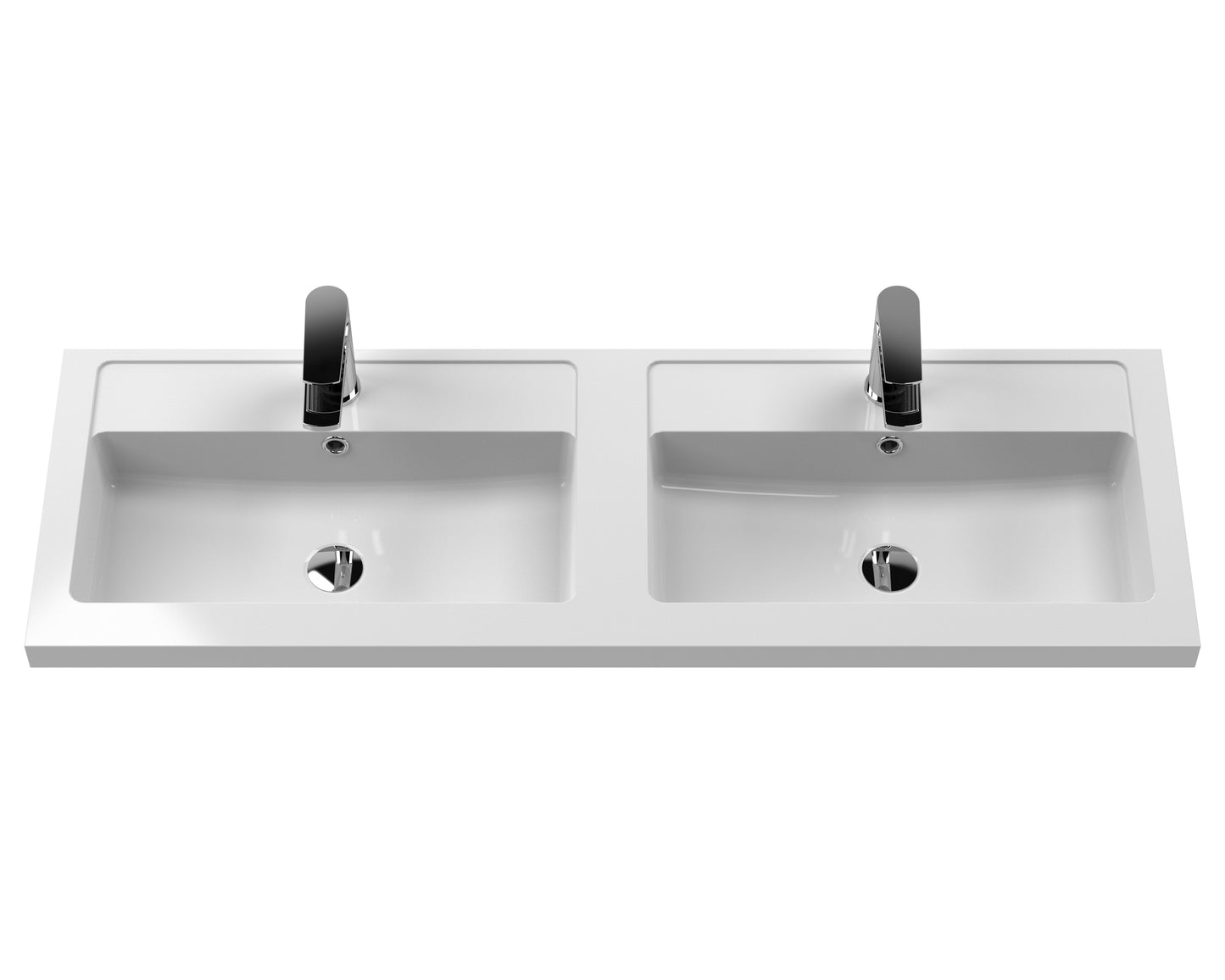 Nuie Havana 1200mm Wall Hung 4 Drawer Unit & Basin/Worktop