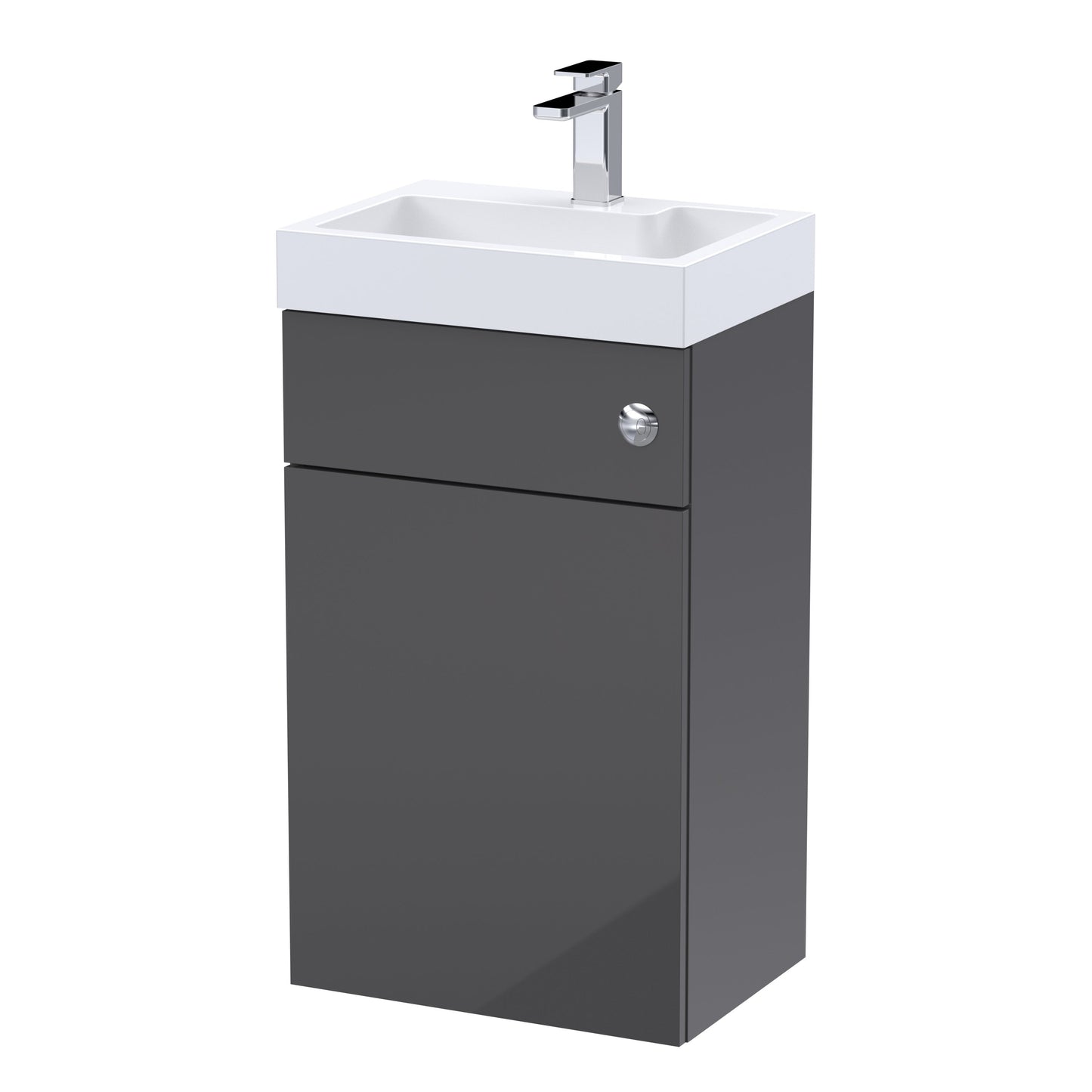 Nuie Athena Floorstanding 500mm 2 in 1 WC/Basin Unit