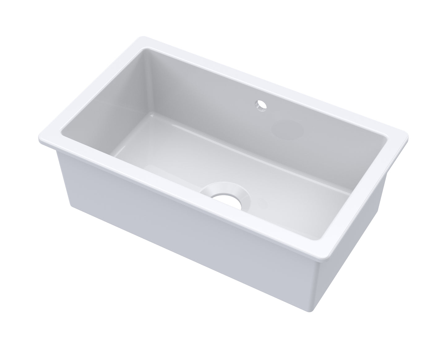 Nuie Undermount Single Bowl with Overflow