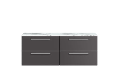 Hudson Reed Quartet 1400mm Wall Hung 4 Drawer Unit