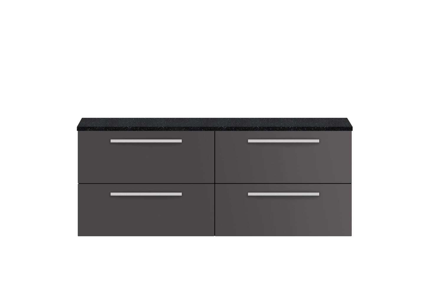 Hudson Reed Quartet 1400mm Wall Hung 4 Drawer Unit