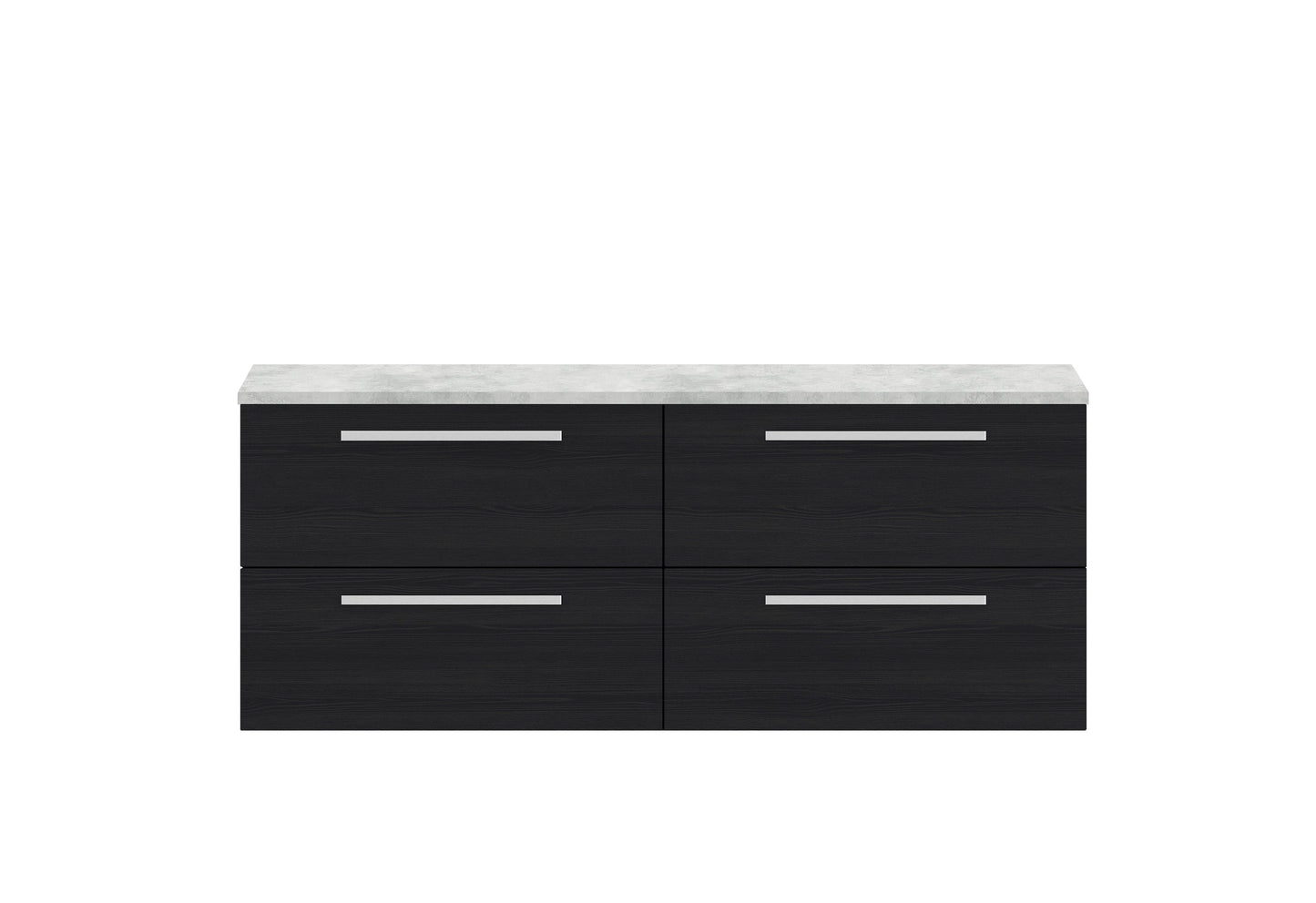 Hudson Reed Quartet 1400mm Wall Hung 4 Drawer Unit