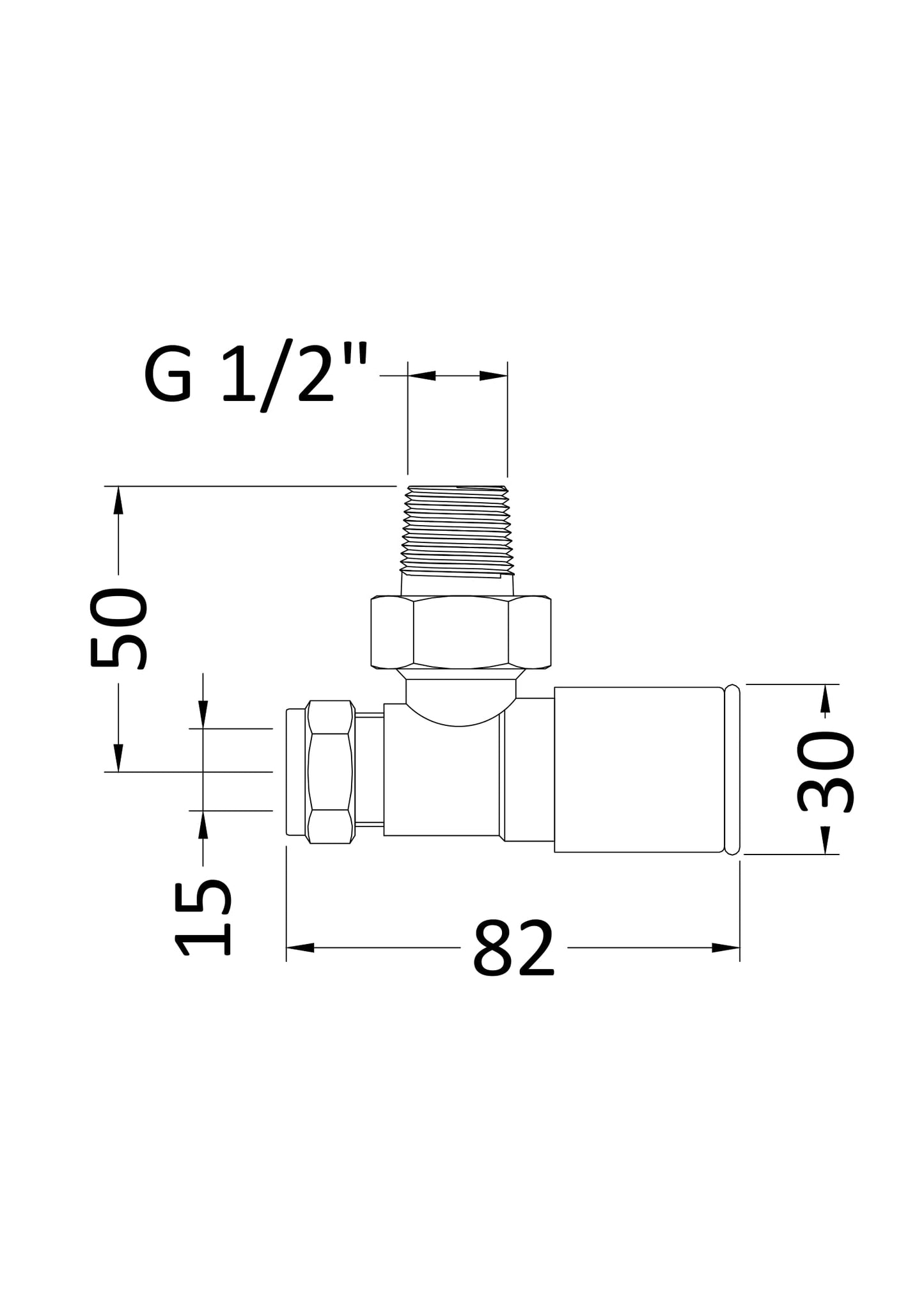 Hudson Reed Modern Radiator Valves (pairs)