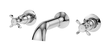 Nuie Selby 3 Tap Hole Bath Filler