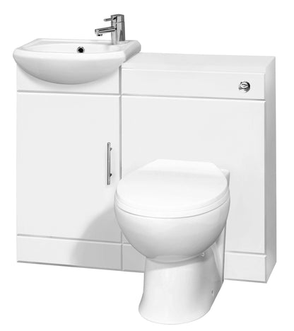 Nuie Mayford Sienna Cloakroom Furniture Pack with Tap