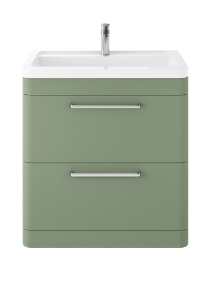 Hudson Reed Solar Wall Hung 2-Drawer Cabinet and Basin