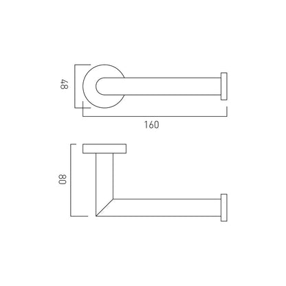 Vado Spa Knurled Open Paper Holder