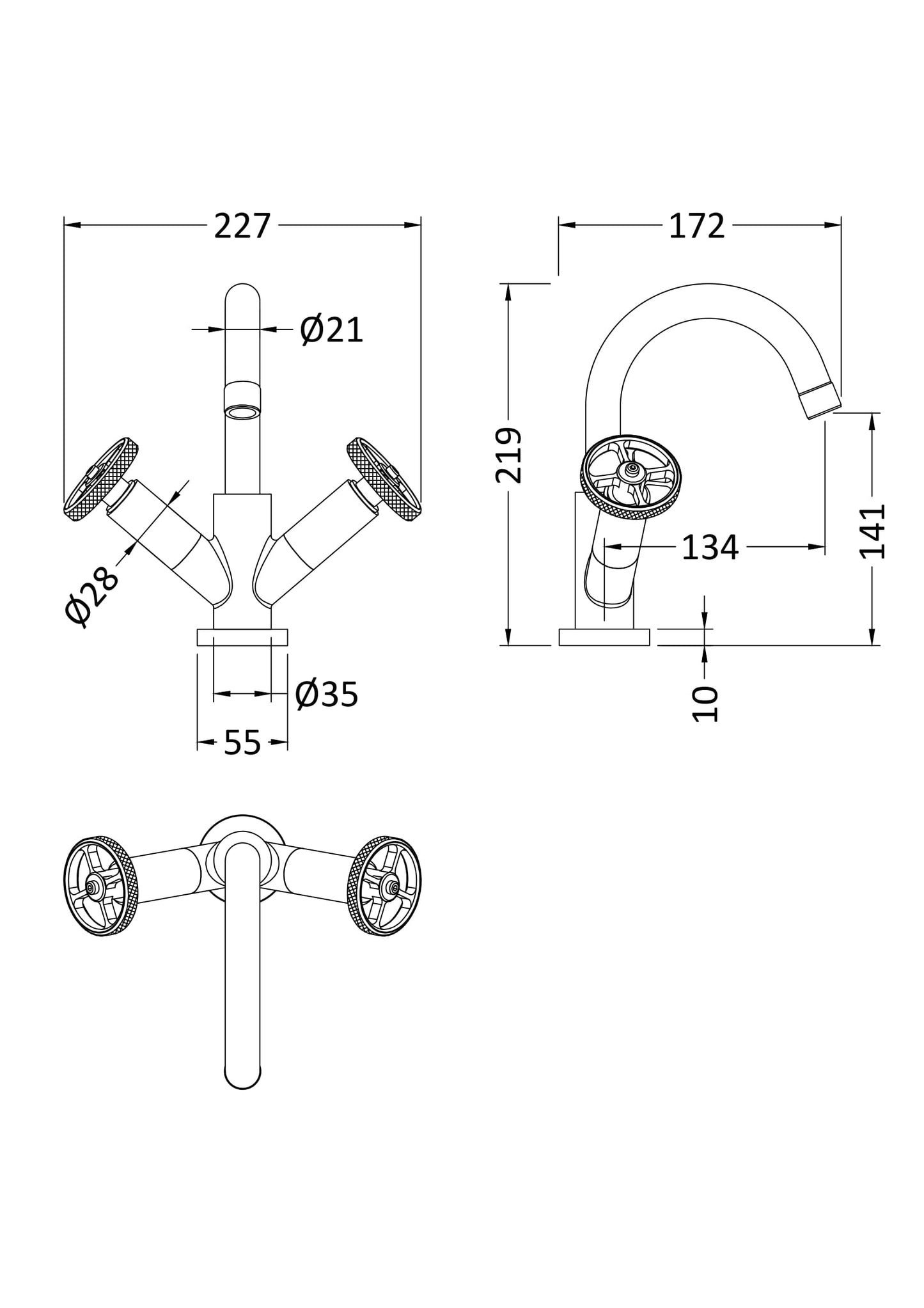 Hudson Reed Revolution Mono Basin Mixer