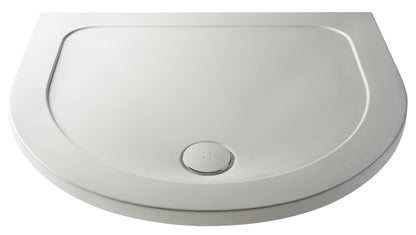 Hudson Reed D Shape Shower Tray-1050mm - White