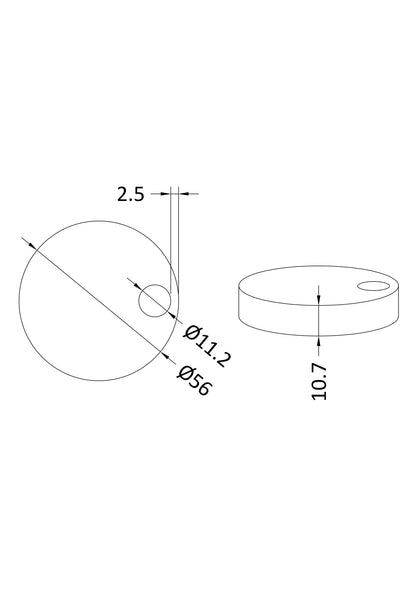 Nuie Toilet Seat Cover Caps