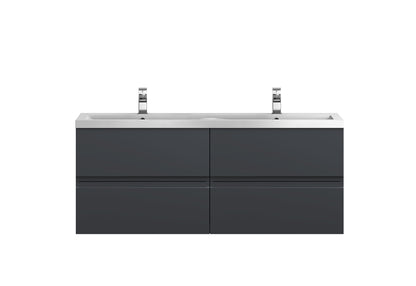 Hudson Reed Urban 1200 Wall Hung 4 Drawer Vanity  with worktop