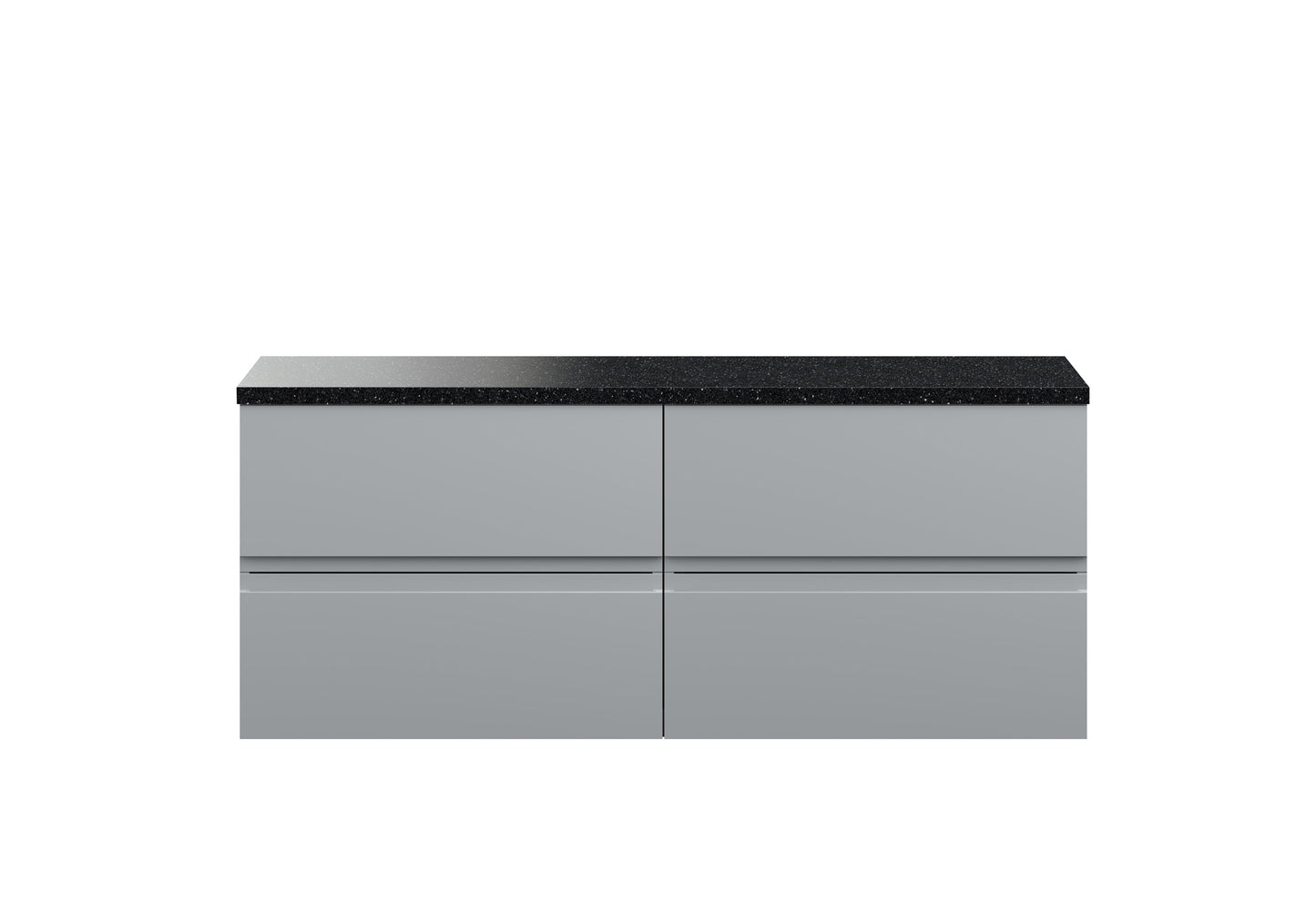 Hudson Reed Urban 1200 Wall Hung 4 Drawer Vanity  with worktop