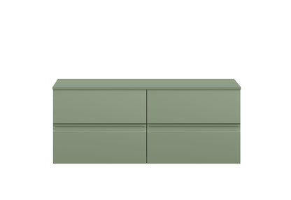 Hudson Reed Urban 1200 Wall Hung 4 Drawer Vanity  with worktop