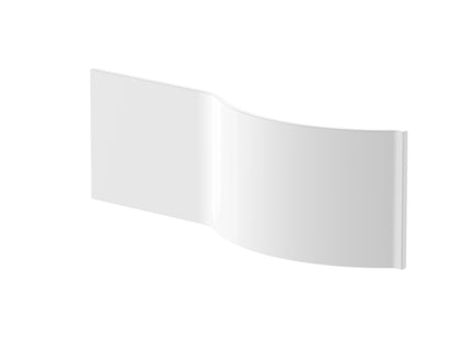 Nuie Acrylic P-Bath Panels - Gloss White