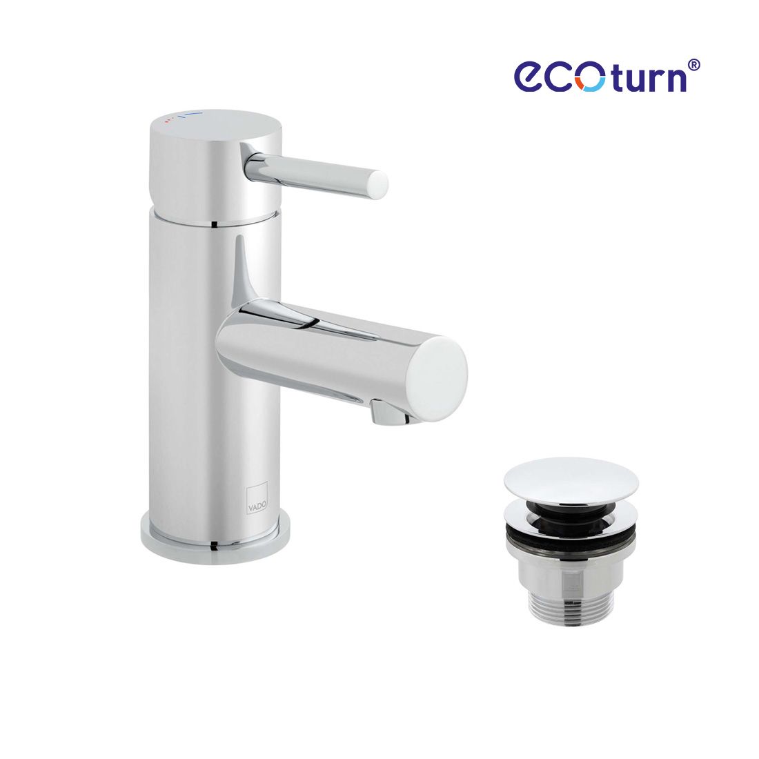 Vado Zoo Single Lever Mono Basin Mixer with EcoTurn