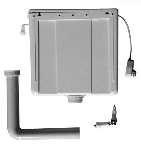 Imperial Concealed Cistern - White/Chrome
