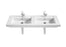Roca Prisma 1200mm Wall-hung or vanity Double Basin - 2 TH