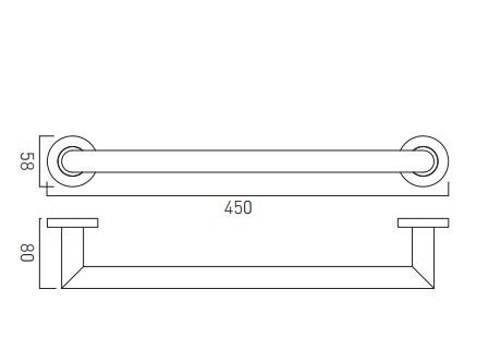 Vado Spa Grab Or Towel Rail