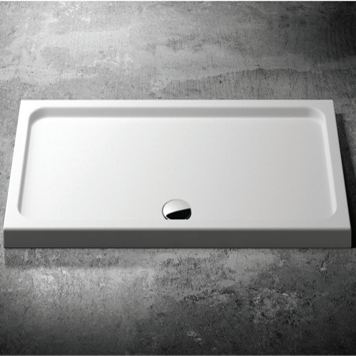 Kudos Kstone Rectangular Shower Trays - White