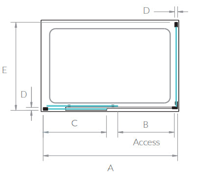 Kudos Pinnacle8 Corner Sliding Door