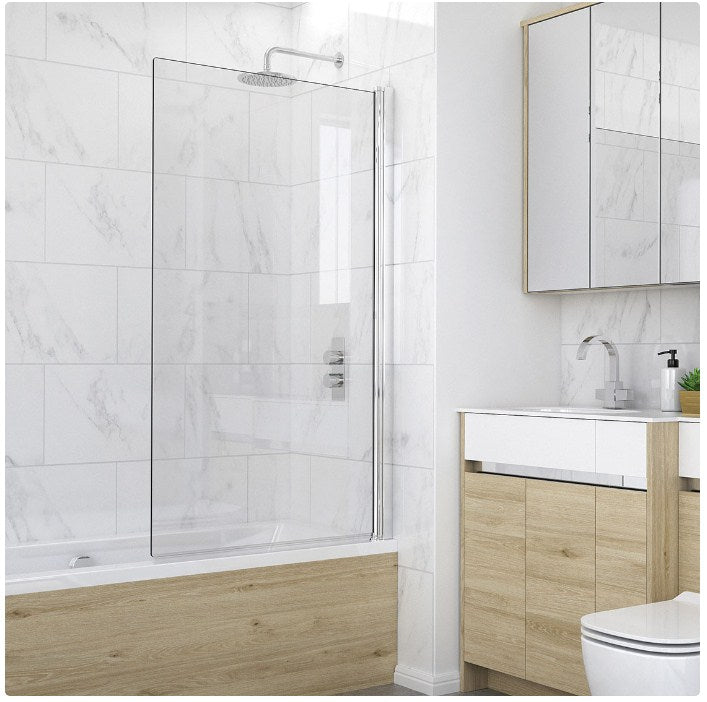 Kudos Single Panel 1500 x 850mm Bath Screen