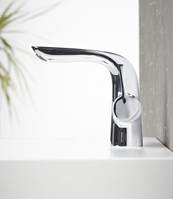 Tavistock Revive Monobloc Basin Mixer with sprung plug waste - Chrome