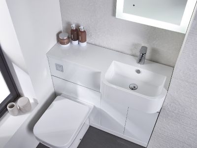 Tavistock Fitted Isocast Basin - For Slim Depth