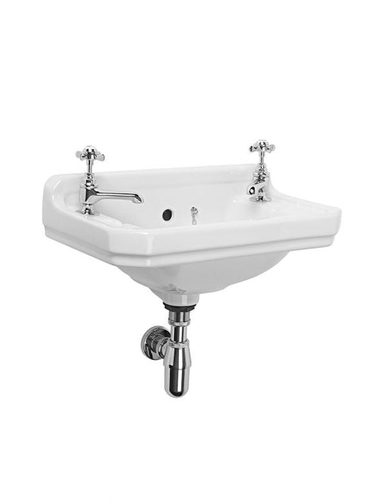 Tavistock Vitoria 500mm Cloakroom Basin - 2 Taphole