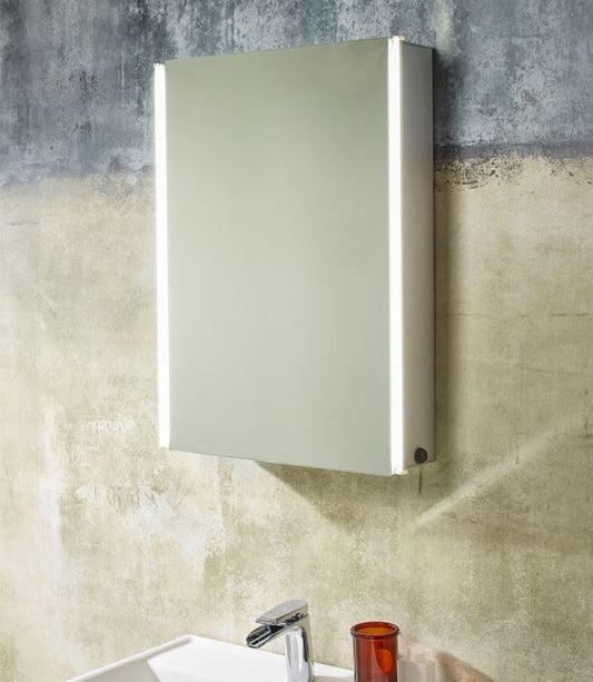 Tavistock Sleek One Door Illuminated Mirror Cabinet