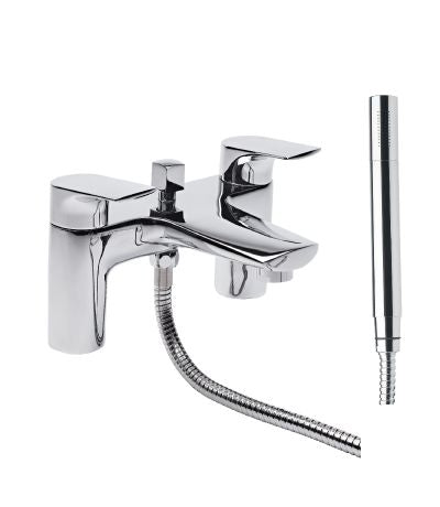 Tavistock Strike Bath Shower Mixer with hose and handset - Chrome