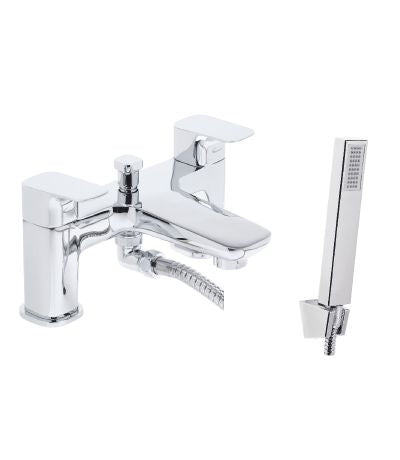 Tavistock Signal Bath Shower Mixer with hose and handset - Chrome