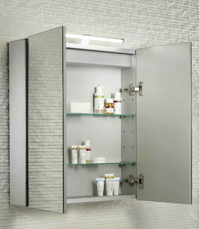 Tavistock Conduct Two Door Illuminated Mirror Cabinet