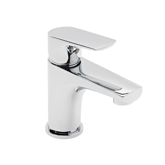 Tavistock Strike Mini Monobloc Basin Mixer with sprung plug waste - Chrome