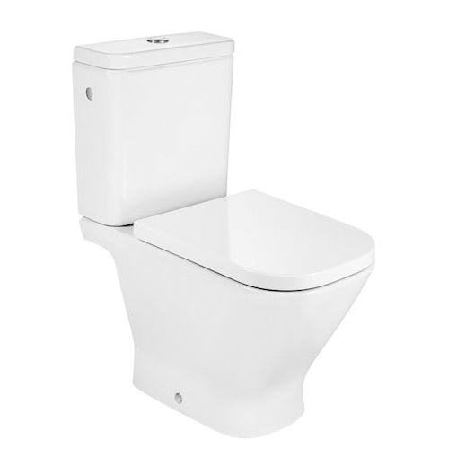 Roca The Gap Close Coupled Rimless Open Back WC with dual outlet