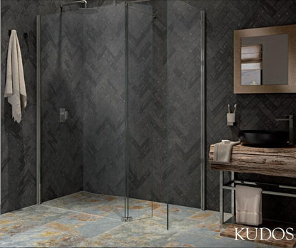 Kudos 8mm Ultimate Flat Panel Walk-In Shower enclosures