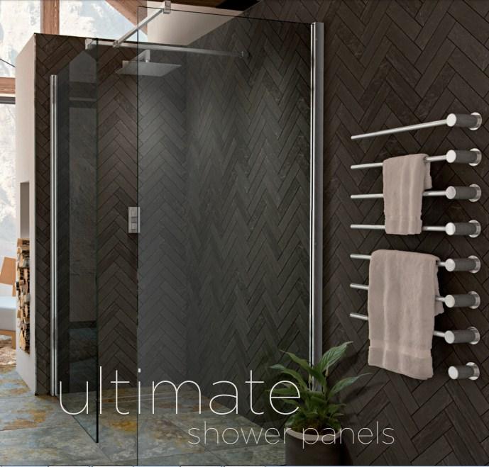 Kudos 10mm Ultimate Flat Panel Walk-In Shower enclosures