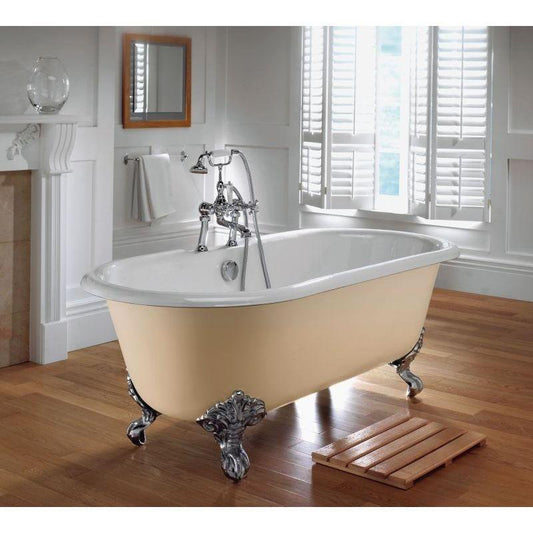 Imperial Bentley Double Ended Cast Iron Bath with Imperial Feet