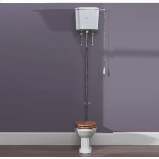 Silverdale Balasani High Level Toilet with Seat & Cistern