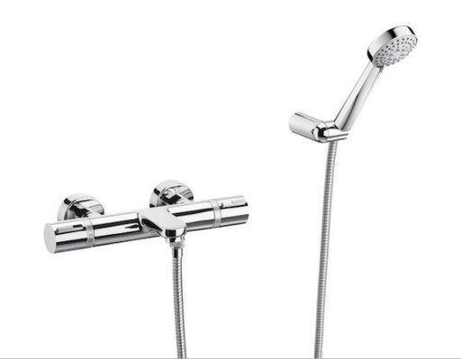 Roca T-1000 Wall mounted thermostatic bath/shower mixer with Kit
