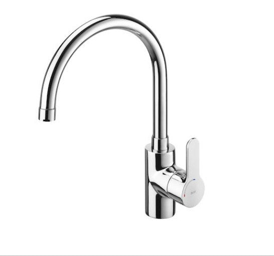 Roca Kitchen sink mixer with high swivel spout and aerator