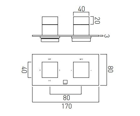 Vado Tablet Notion Trim Kit