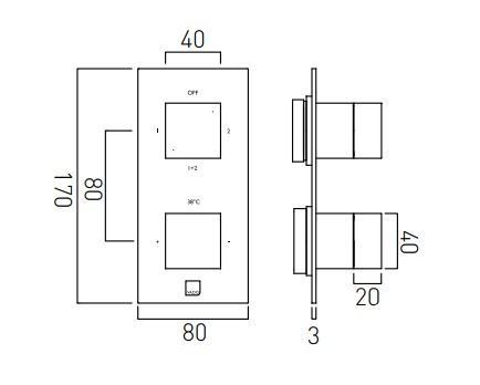 Vado Tablet Notion Trim Kit