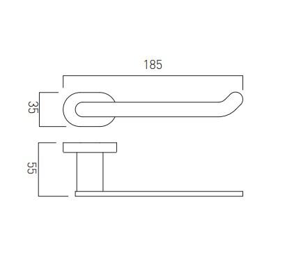 Vado Life Paper Holder Wall Mounted