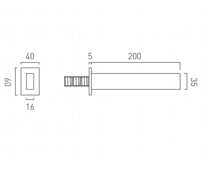 Vado Edit Wall Mounted Spout