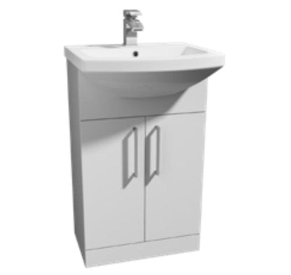 Kartell Trim 500mm Semi Recessed/Cabinet Basin - 1 TH