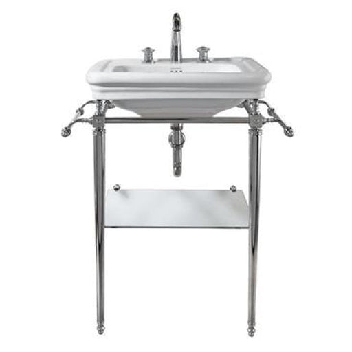 Imperial Etoile Vergennes Medium Basin Stand with Glass Shelf