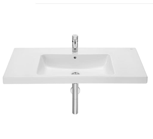 Roca The Gap 1TH Wall-hung or vanity Basin with Shelf
