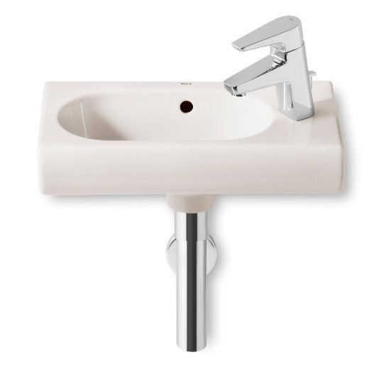 Roca Meridian-N Compact Cloakroom Wall-Hung Basin 450mm 1RH