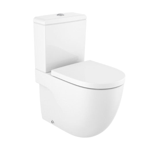 Roca Meridian-N Back to Wall Rimless Toilet with Dual Outlet